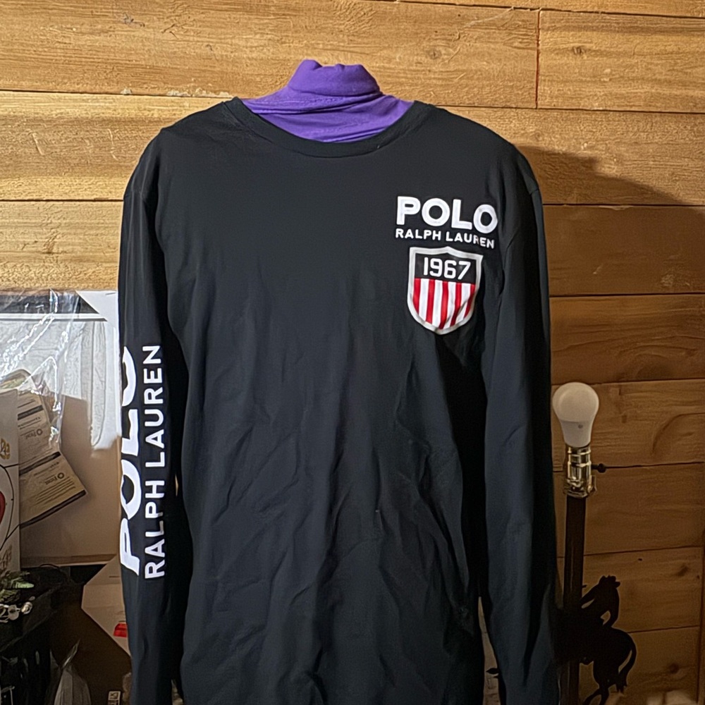 Polo Ralph Lauren Black Long Sleeve Shirt